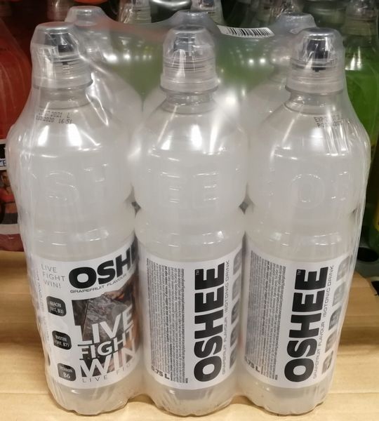 Oshee 750ml Isotonic - Grapefruit - karton zdjęcie 1