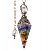 WAHADŁO ORGONIT JASPIS OLIWIN AGAT AMETYST LAZURYT TURKUS AGAT TYGRYSIE OKO