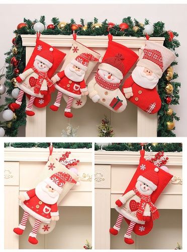 ZESTAW 2 x SKARPETA ŚWIĄTECZNA NA PREZENTY 3D XXL na Arena.pl