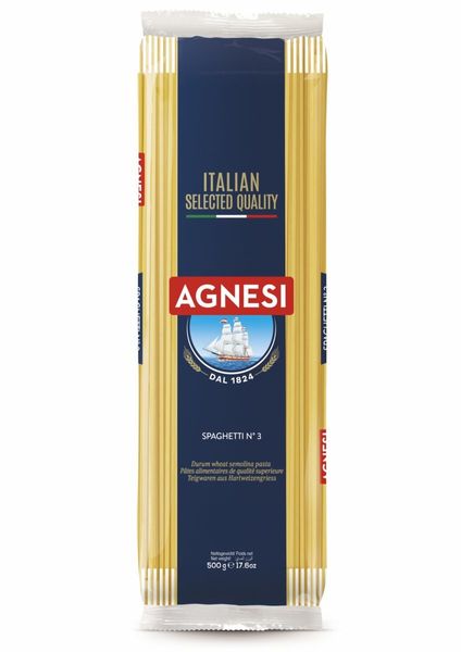 AGNESI Makaron Spaghetti 500 g zdjęcie 1