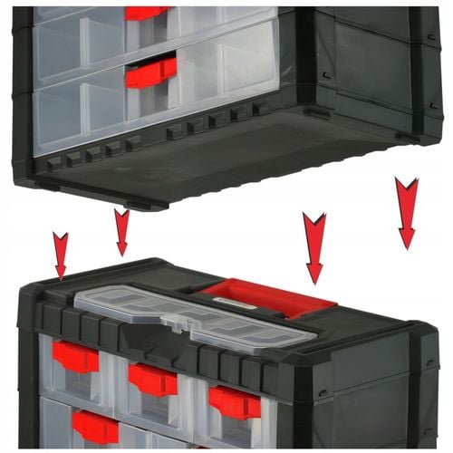 Organizer skrzynka pojemnik na śrubki MULTICASE CARGO 50 KMC501 na Arena.pl