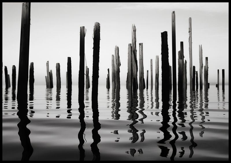 Plakat 100x70cm Refleksje Nad Wodą zdjęcie 2