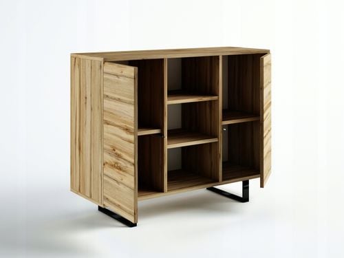 KOMODA LOFT INDUSTRIALNA 120 2D DĄB HAMILTON EGGER na Arena.pl