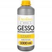 Gesso szare podkład malarski grunt butelka 1L