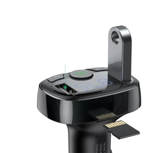 BASEUS ŁADOWARKA TRANSMITER FM BLUETOOTH BT MP3 2XUSB MICRO SD DO AUTA na Arena.pl