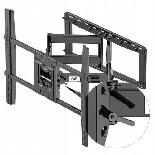 Certyfikowany Solidny Obrotowy Uchwyt do Telewizora Wieszak TV 75-110" na Arena.pl