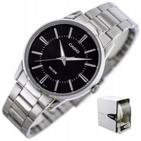 ZEGAREK MĘSKI CASIO MTP-1303PD stalowy klasyczny +BOX +GRAWER