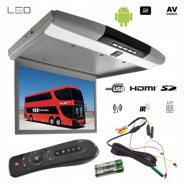 Monitor podsufitowy 19' FHD Bluetooth Android WIFI zdjęcie 2