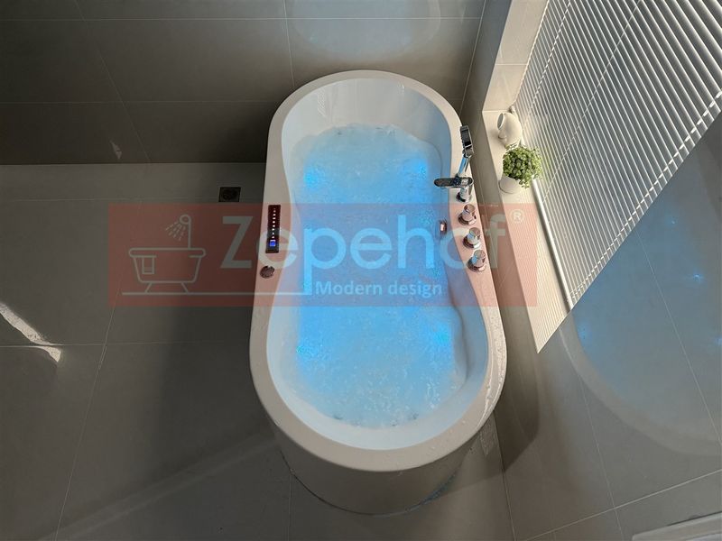 PIĘKNA OWALNA WANNA Z HYDROMASAŻEM 170X80 z 1 ODLEW GRZAŁKA zdjęcie 78