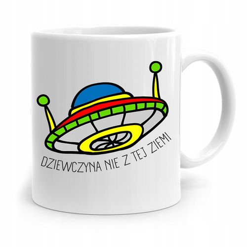 Kubek Prezent Dla Dziewczyny Nie Z Tej Ziemi Z Nadrukiem Ze Zdjęciem na Arena.pl