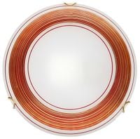 Izis plafon 30 1x60W E27 czerwono-złoty