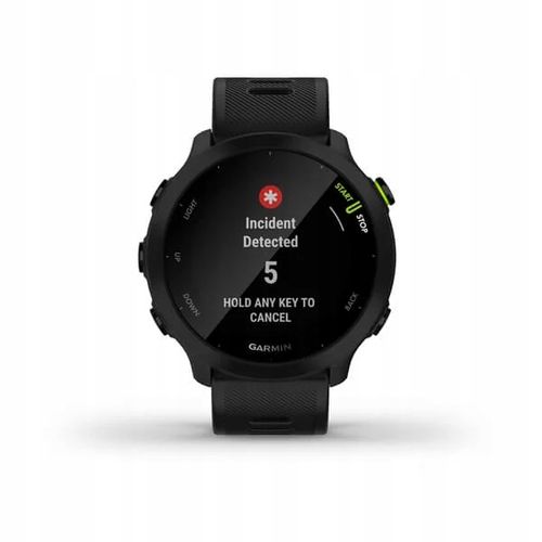 Czarny Zegarek sportowy GARMIN Forerunner 55 GPS na Arena.pl