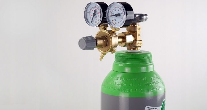 Reduktor gazowy mini CO2 Ar CO2 Argon butla MIX zdjęcie 9