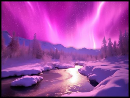Plakat 100x75cm Aurora Nad Niebiem na Arena.pl