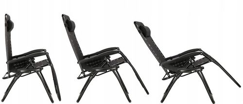 LEŻAK OGRODOWY PLAŻOWY FOTEL SKŁADANY ZERO GRAVITY TURYSTYCZNY KRZESŁO 2w1 na Arena.pl