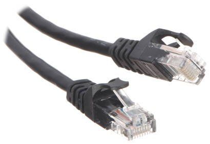 PATCHCORD RJ45/1.8-BLACK 1.8 m zdjęcie 2