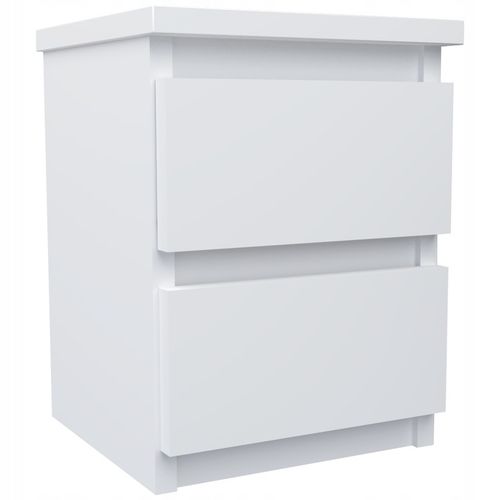 Szafka nocna 2szuflady stolik rtv komoda BIAŁY MAT na Arena.pl