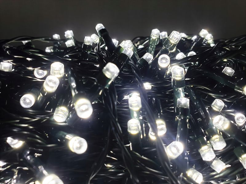 LAMPKI CHOINKOWE 400 LED BIAŁE BIAŁY ATEST CHOINKA zdjęcie 9