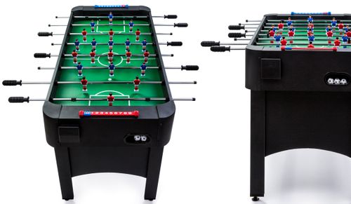 DUŻY SOLIDNY STÓŁ DO GRY PIŁKARZYKI CZARNE na Arena.pl