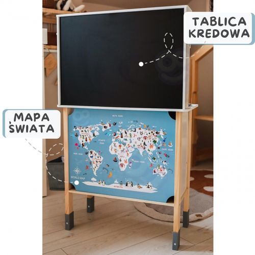 WOOPIE GREEN Drewniana Interaktywna Kuchnia 9w1 z Pralką i Tablicą na Arena.pl