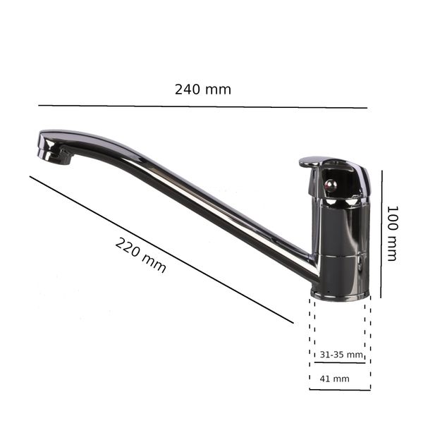 Zlew gospodarczy roboczy komora bateria dozownik zdjęcie 5