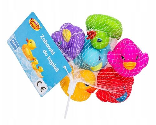 Lalka Bobas Interaktywna mówiąca 120 słów śpiewa 40 cm + KACZKI do kąpieli na Arena.pl