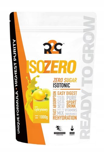 R2G IsoZero Isotonic Izotonik Bez Cukru Węglowodany Elektrolity 1kg Cytryna na Arena.pl