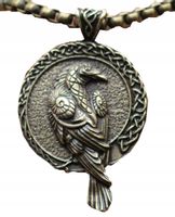 NASZYJNIK Wikingów KRUK Huginn i Muninn NORDIC 136