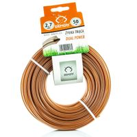 ŻYŁKA 2.7mm*50m KWADRAT /ZBROJONA