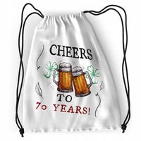 Plecak Urodziny 70 70Te Sportowy Szkolny Worek Z Nadrukiem Ze Zdjęciem