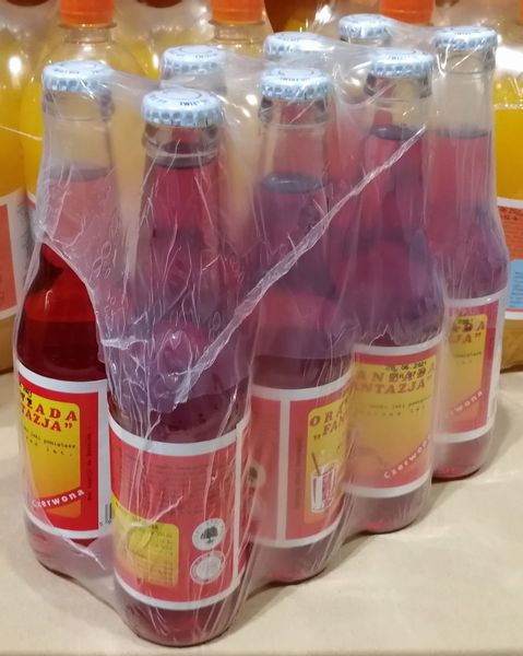 Oranżada FANTAZJA Czerwona 330ml - karton zdjęcie 1