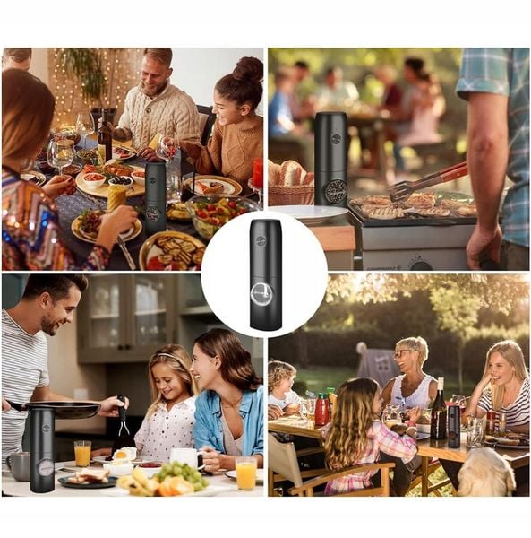 USB ŁADOWANIE ELEKTRYCZNY MŁYNKÓW DO SOLI I PIEPRZU, 2X MŁYNEK DO PRZYPRAW zdjęcie 6