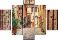 105CM 150CM ZEGAR 5 ELEM STARA ALEJKA TOSKANII DRUK OBRAZ