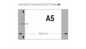 okładka na zeszyt a5-212 (iks zeszyt a5) (50) 9438