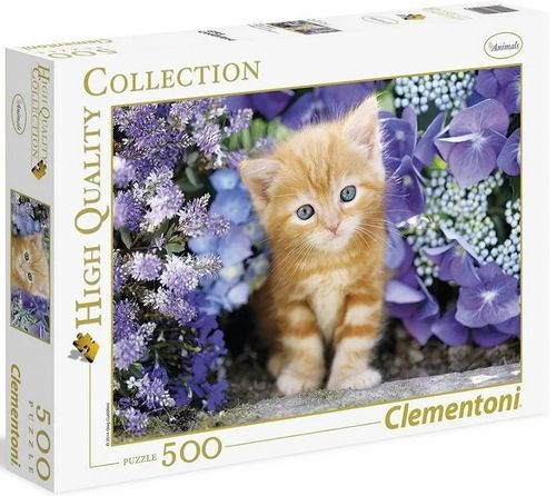 CLEMENTONI PUZZLE 500 GINGER CAT KOTEK IMBIROWY na Arena.pl