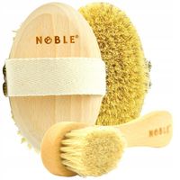 Dwie Szczotki Do Masażu Antycellulitowa Tampico i Delikatna Do Twarzy