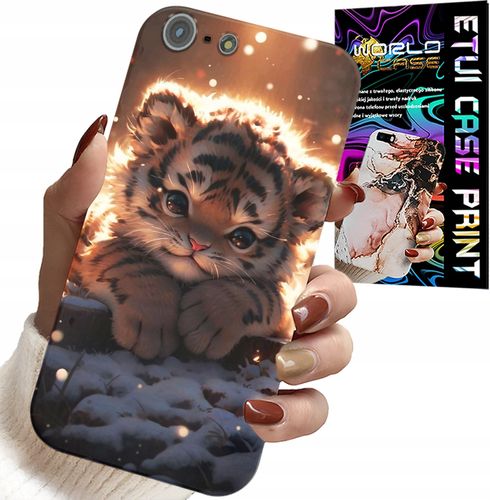 ETUI DO IPHONE 5 / 5S / 5C - Z NADRUKIEM SŁODKI TYGRYSEK OBUDOWA CASE na Arena.pl