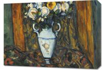 Obraz 70x50cm Vase of Flowers, Paul Cezanne Vintage do Salonu