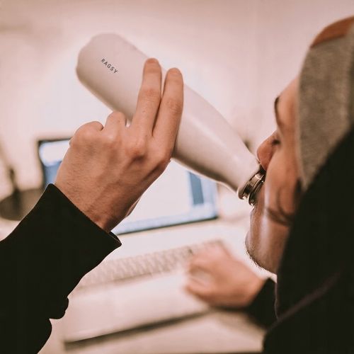 RAGSY Butelka Termiczna 750ml BPA FREE 12/24H - White/Biała na Arena.pl