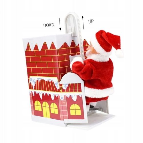 MIKOŁAJ WSPINAJĄCY SIĘ I WCHODZĄCY DO KOMINA na Arena.pl