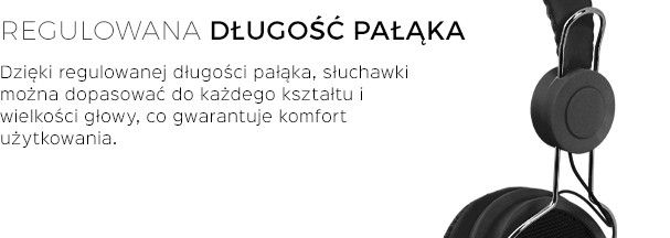 SŁUCHAWKI LTC NAUSZNE LTC53 CZARNE zdjęcie 4