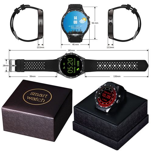 SMARTWATCH KW88 ANDROID 5.1 WIFI GPS SIM AMOLED PL na Arena.pl