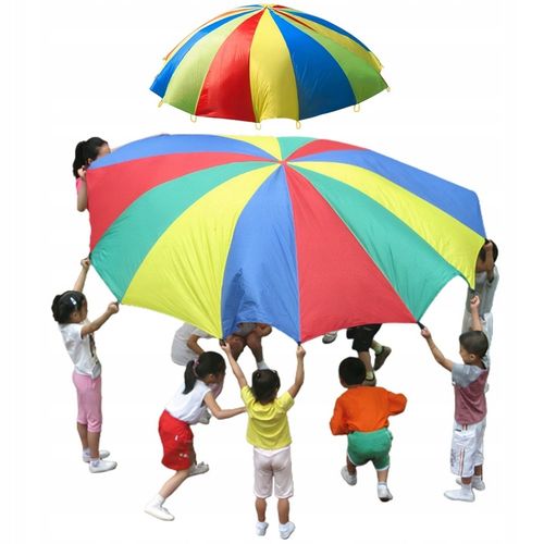 PROFESJONALNA CHUSTA ANIMACYJNA 3m SPADOCHRON + FUTERAŁ na Arena.pl