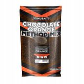 Zanęta do metody Sonubaits Chocolate Orange Method Mix ciemnobrązowa 2 kg