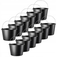 WIADRA PLASTIKOWE BUDOWLANE GOSPODARCZE 20L 12SZT