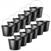 WIADRA PLASTIKOWE BUDOWLANE GOSPODARCZE 20L 12SZT