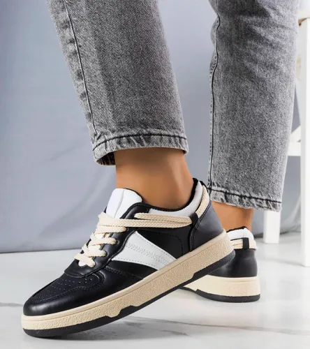 Czarne damskie sneakersy Marcella 40 na Arena.pl