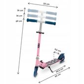 Hulajnoga składana SKIPO Unicorn koła LED 120 mm
