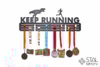 KEEP RUNNING #2 | Wieszak na medale | 60cm | pomieści 90szt medali