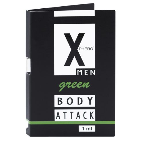 perfumy x-phero body attack green for men, 1 ml na Arena.pl